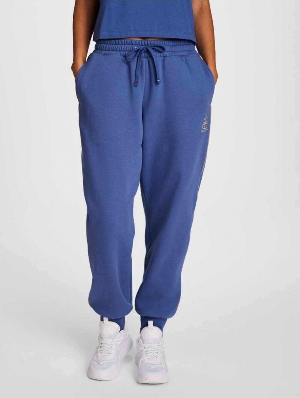 Champion Women Gold Medal Fleece Joggers Blue Size XS